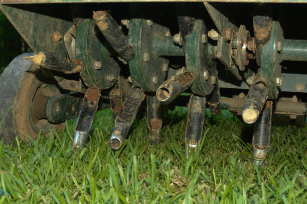Core lawn aeration service in Bucks County