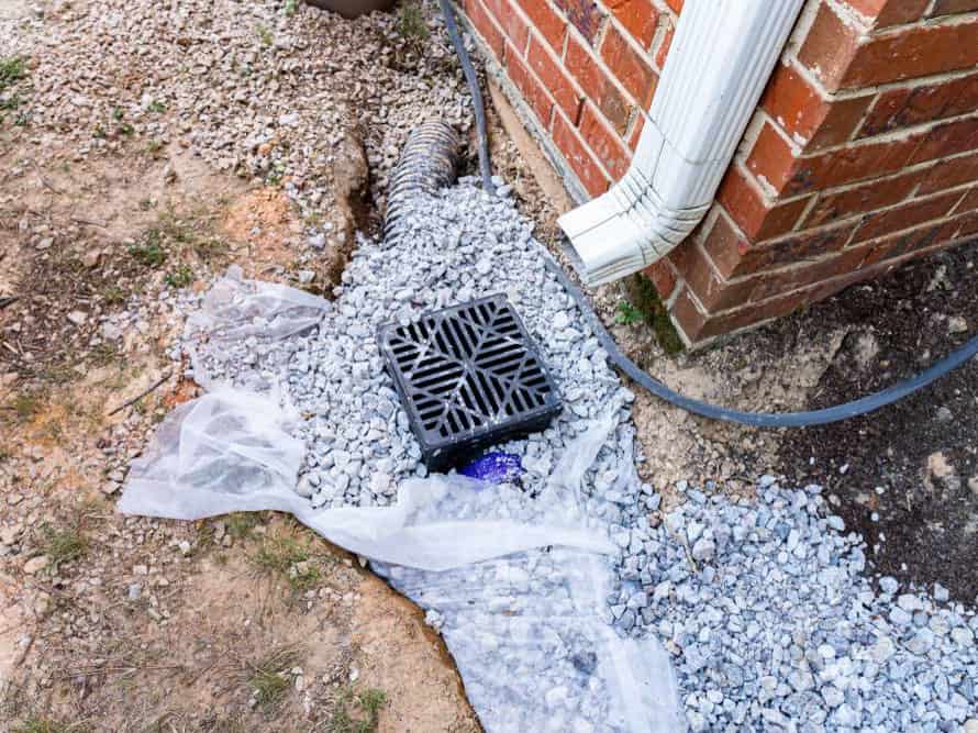 French drains in Doylestown